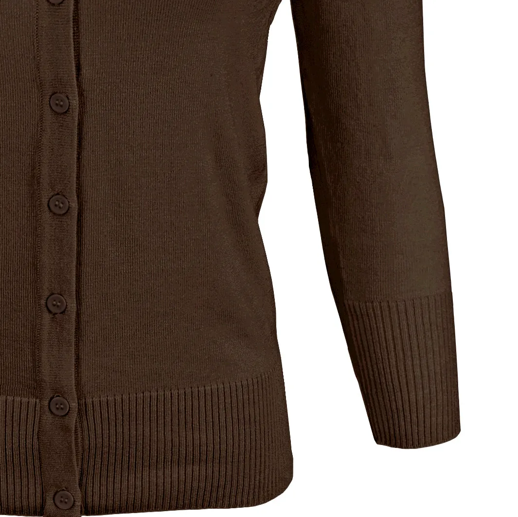 YEMAK Women's 3/4 Sleeve V-Neck Cardigan Sweater CO078PL (1X-3X) PLUS size Option (2 of 2)