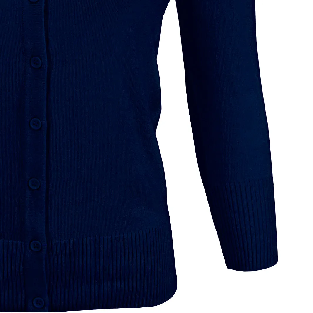 YEMAK Women's 3/4 Sleeve V-Neck Cardigan Sweater CO078PL (1X-3X) PLUS size Option (2 of 2)